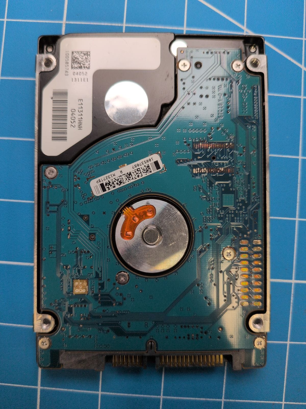 SG218 drive label (back)