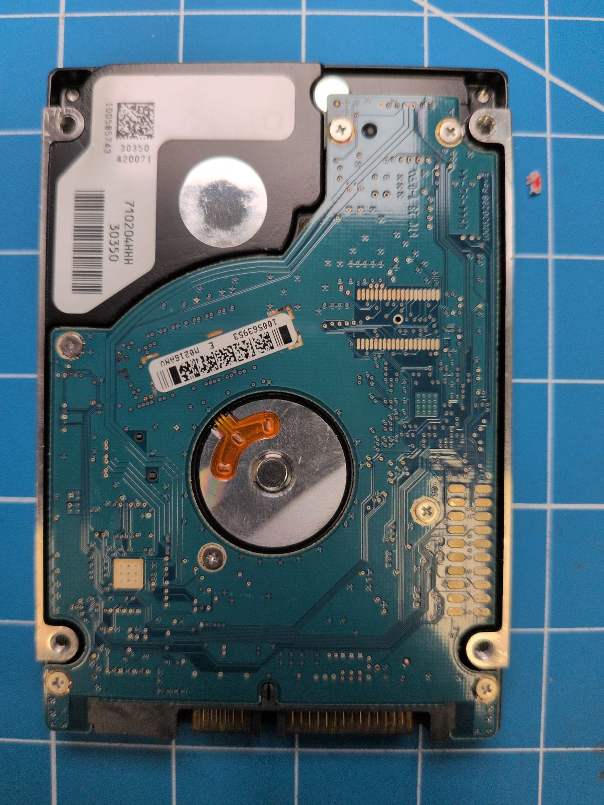 SG220 drive label (back)
