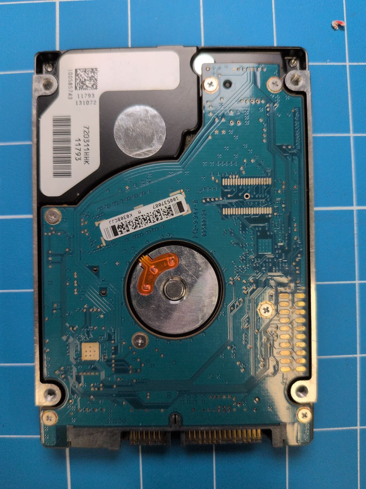SG225 drive label (back)