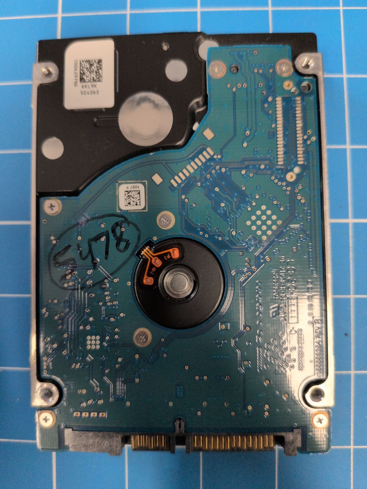 SG249 drive label (back)