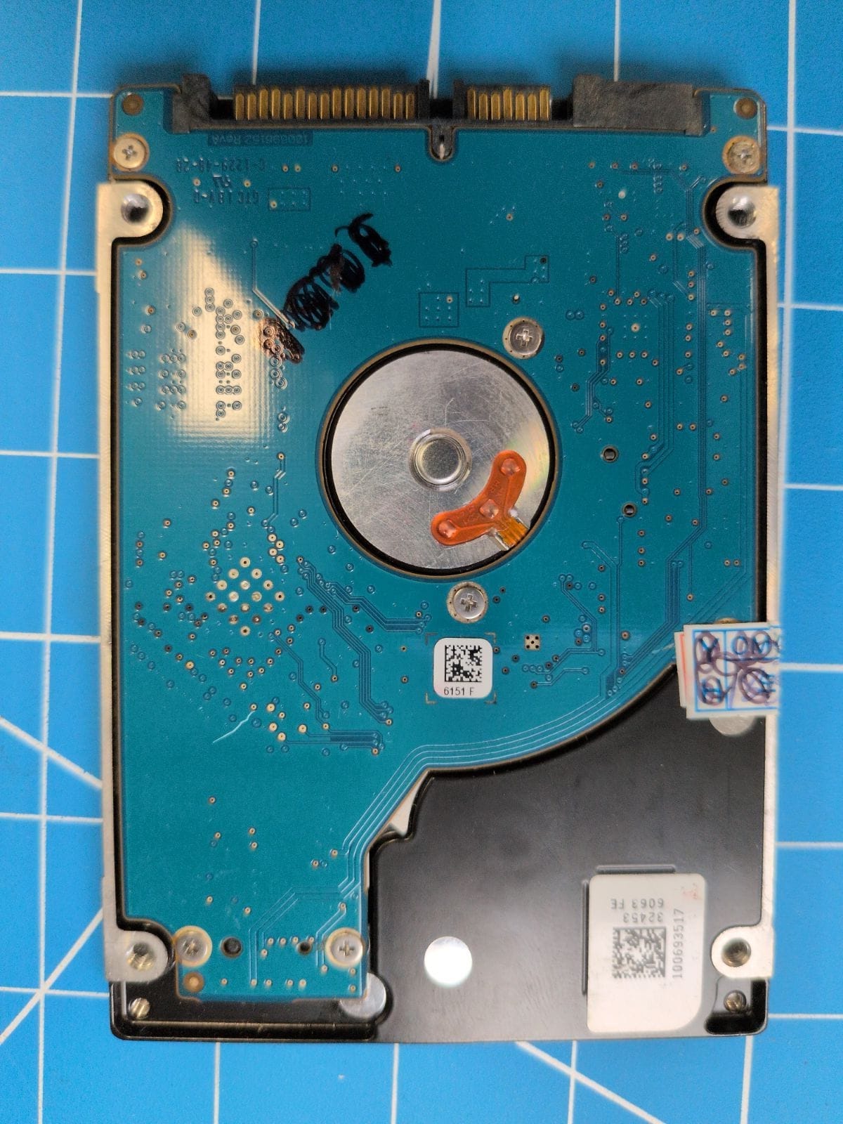 SG25 drive label (back)