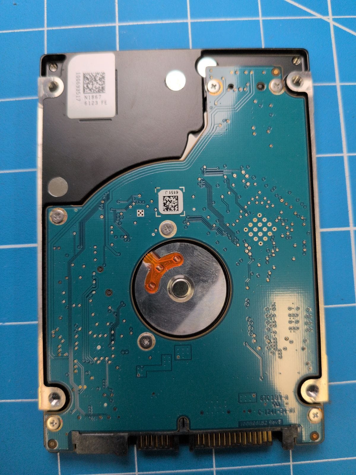 SG264 drive label (back)