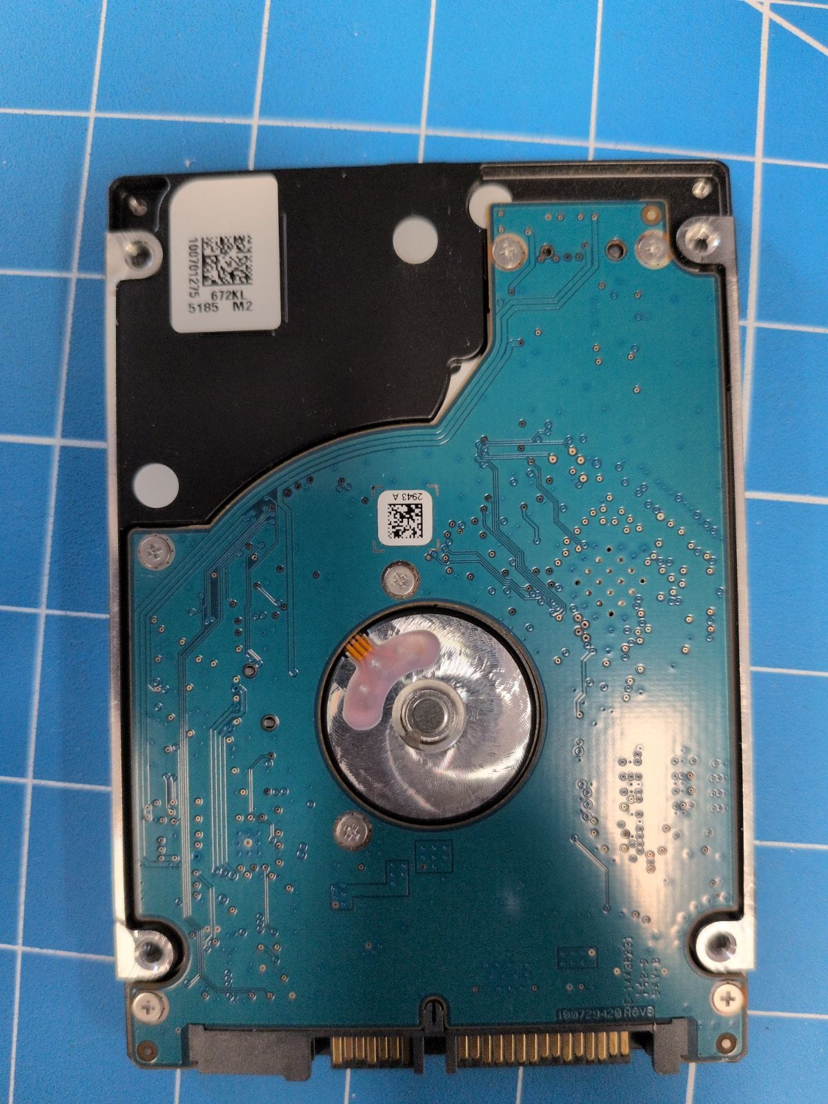 SG293 drive label (back)