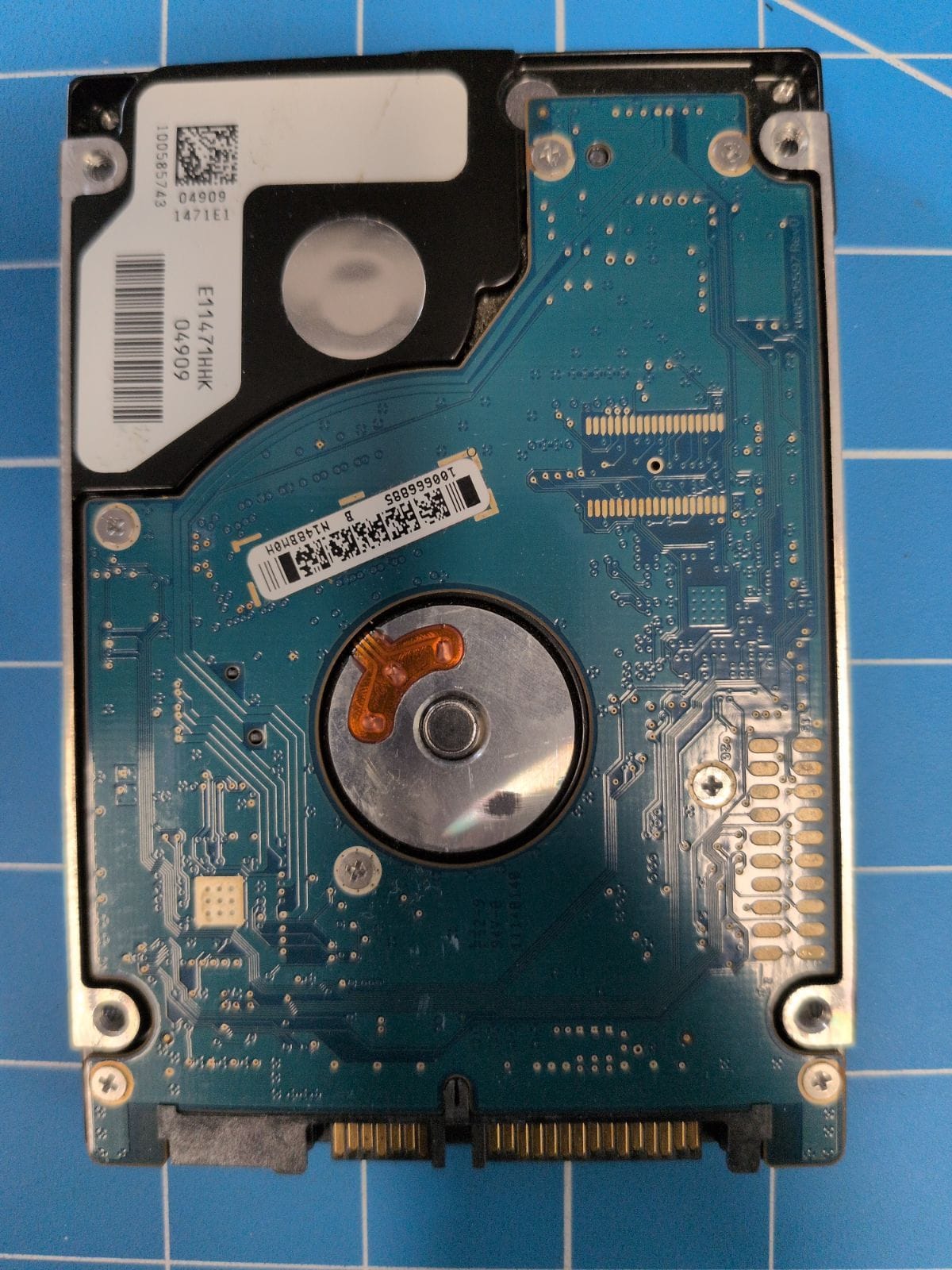 SG298 drive label (back)