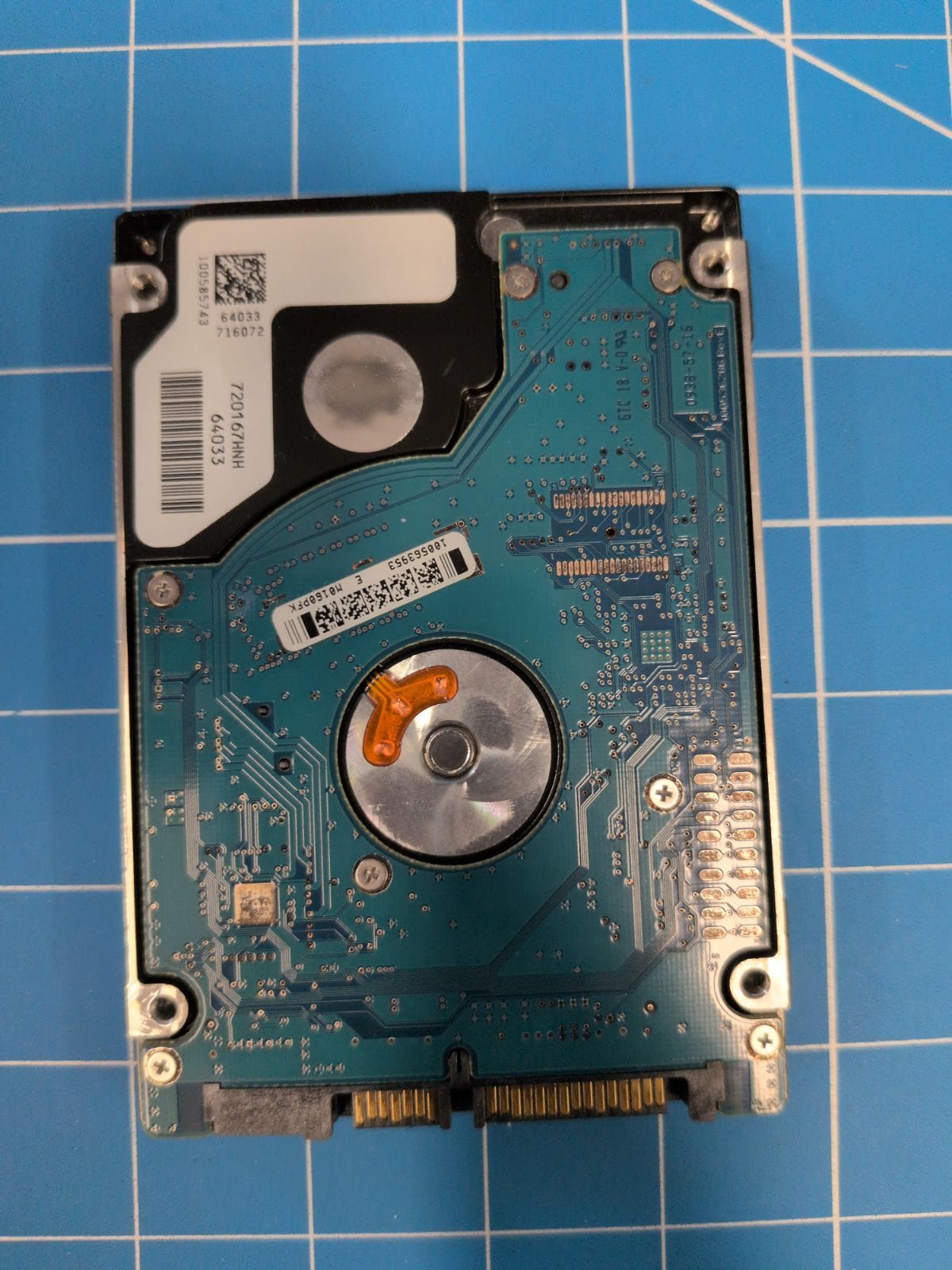 SG316 drive label (back)
