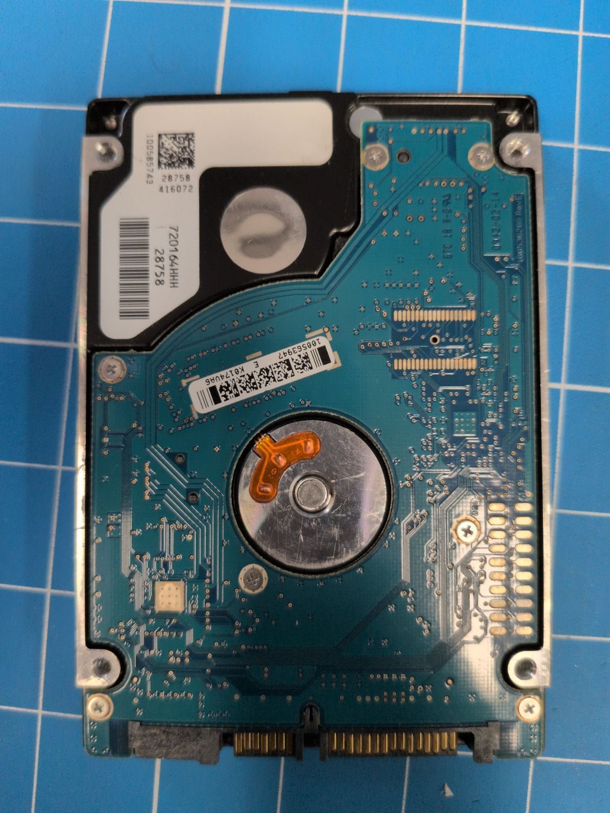 SG339 drive label (back)