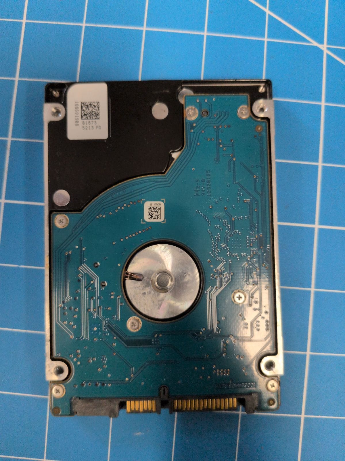 SG357 drive label (back)