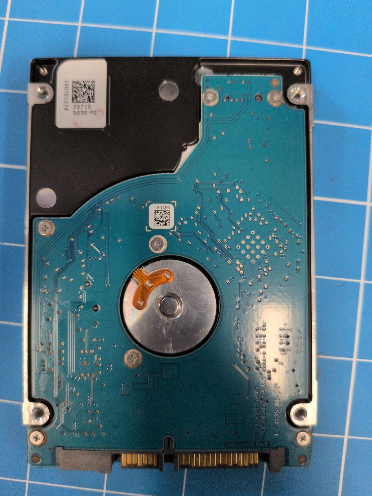 SG359 drive label (back)