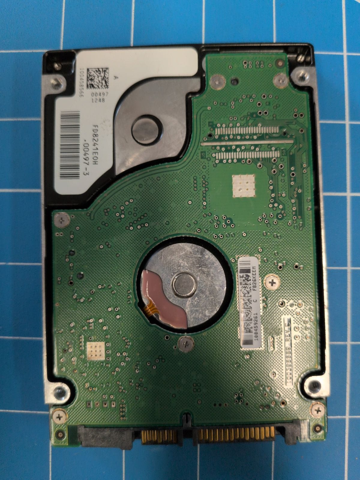 SG364 drive label (back)