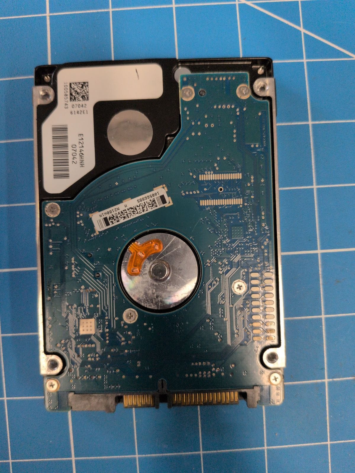SG369 drive label (back)