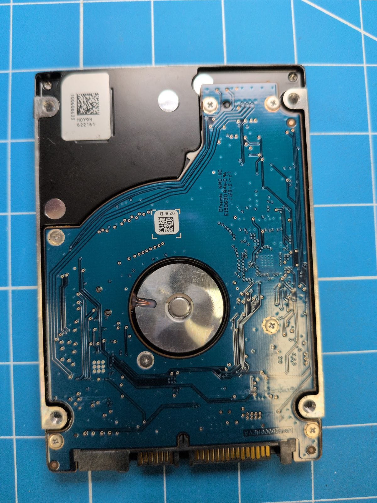 SG379 drive label (back)