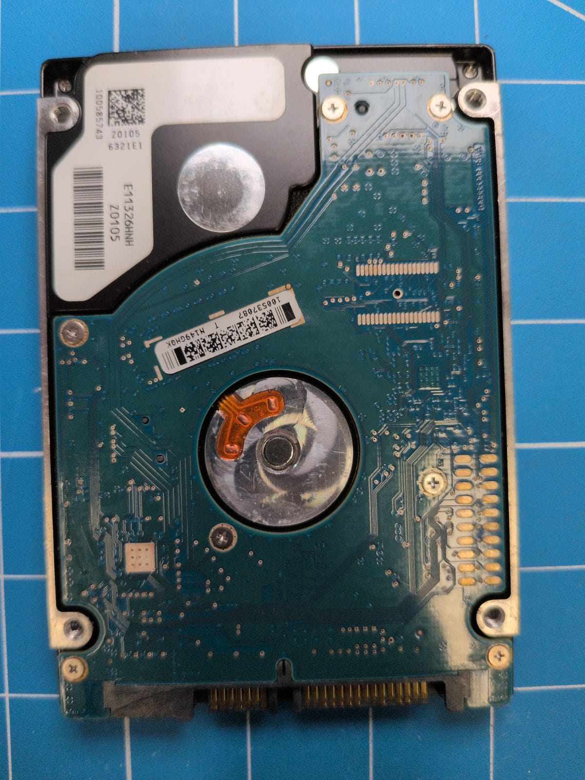 SG381 drive label (back)