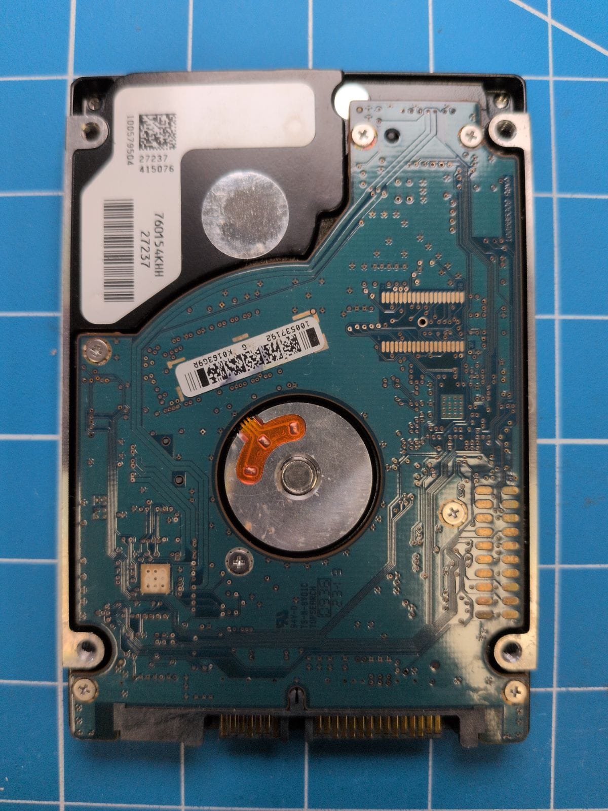 SG386 drive label (back)