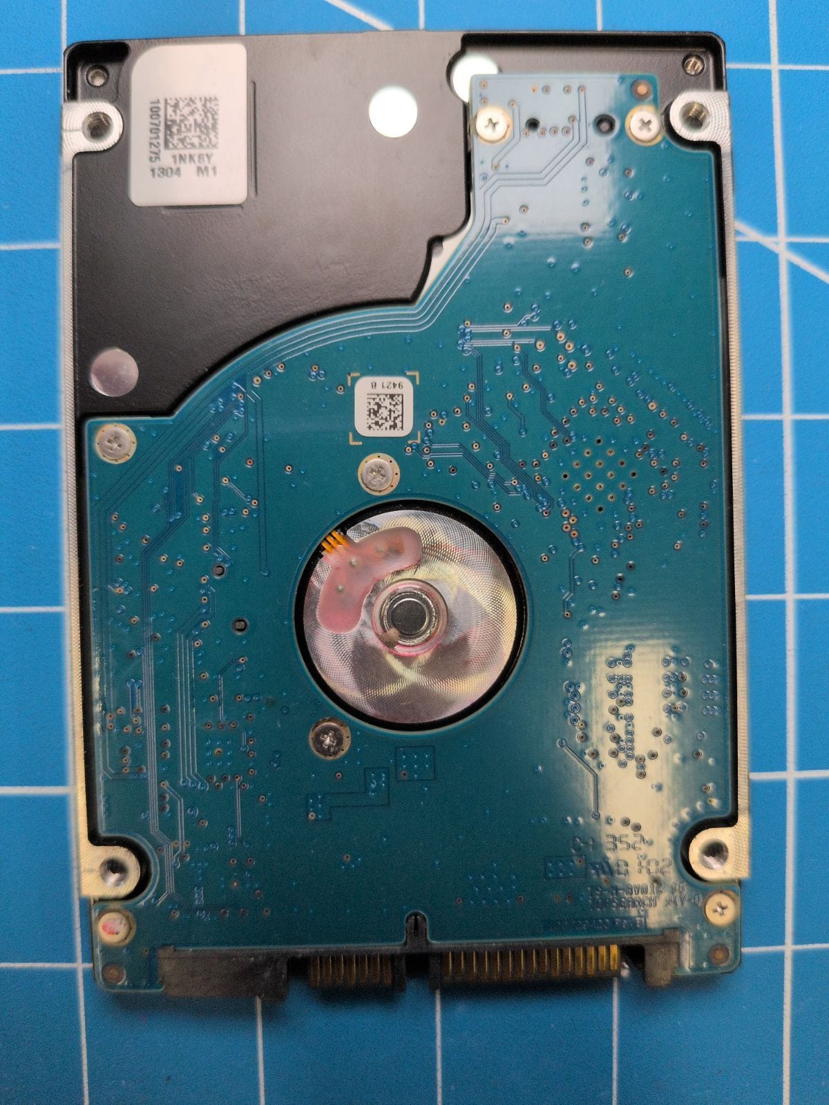 SG399 drive label (back)