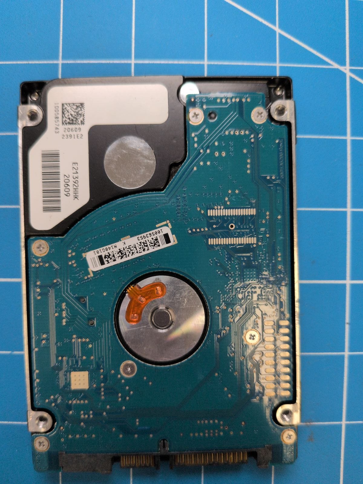 SG502 drive label (back)