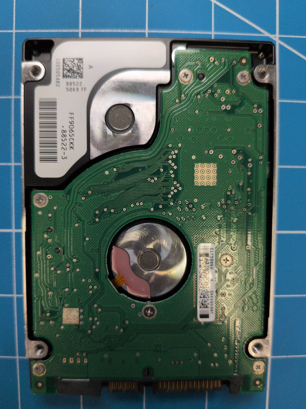 SG505 drive label (back)