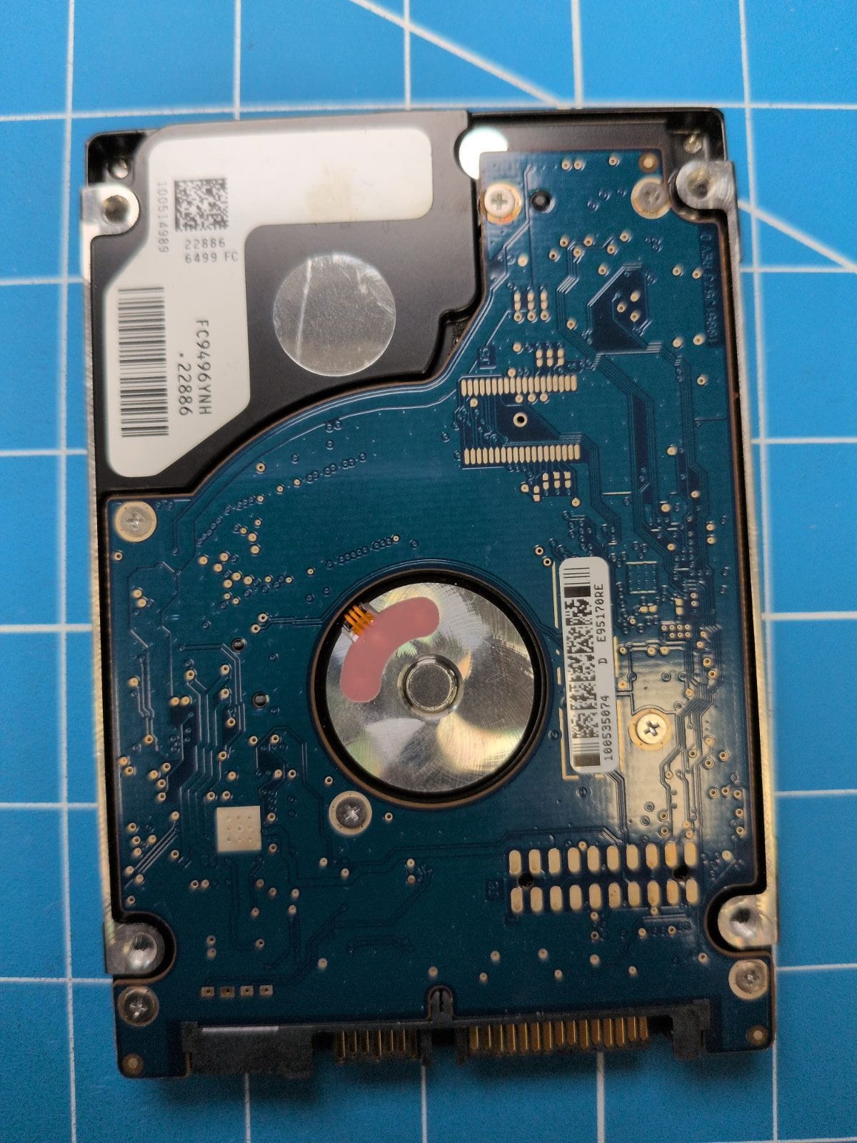 SG507 drive label (back)