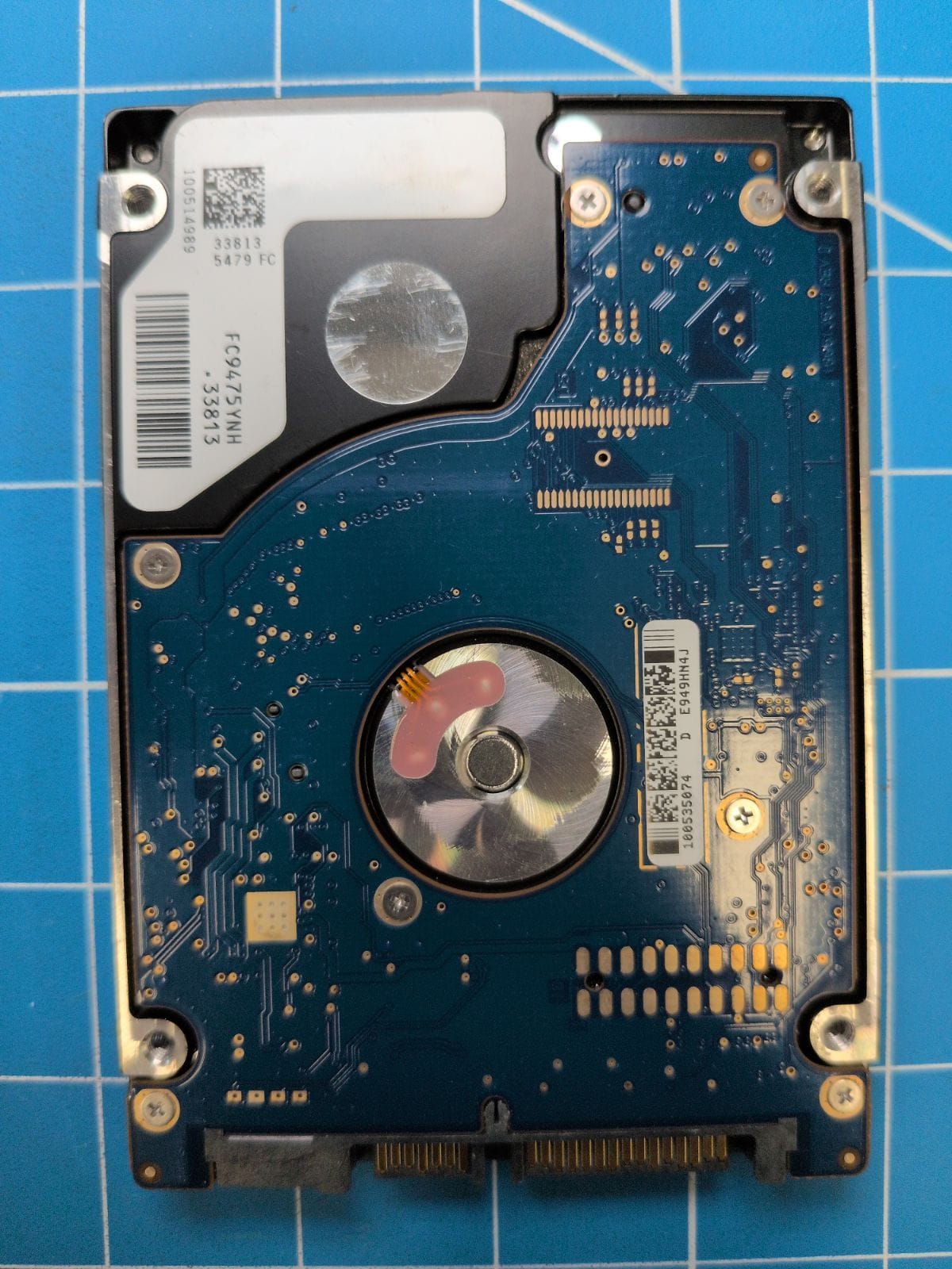 SG509 drive label (back)