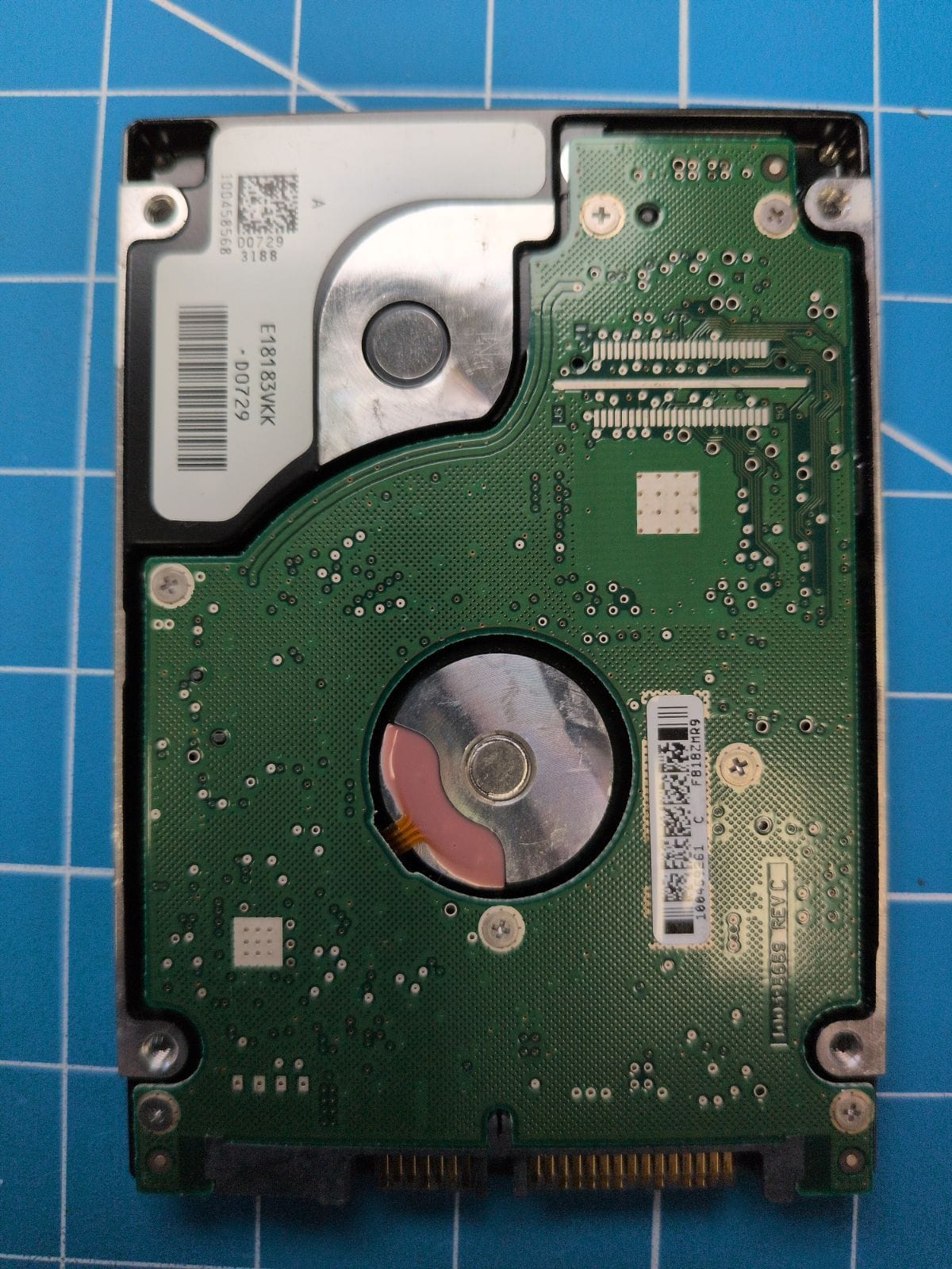 SG510 drive label (back)