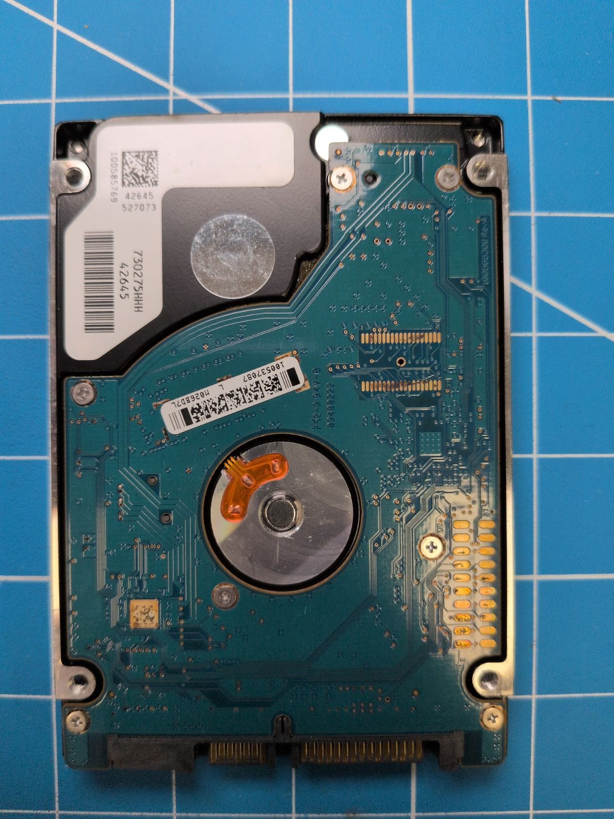 SG514 drive label (back)