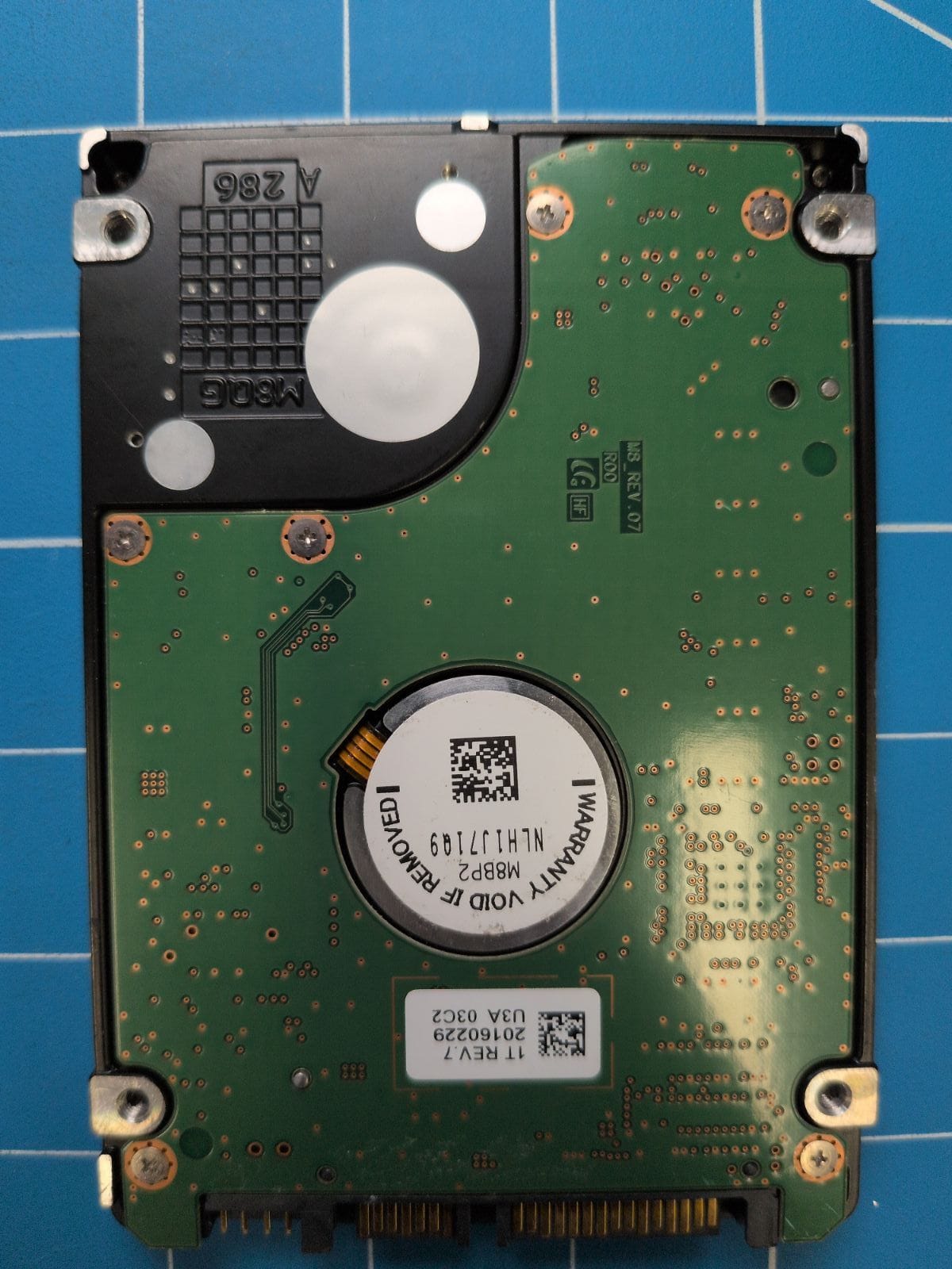 SG526 drive label (back)