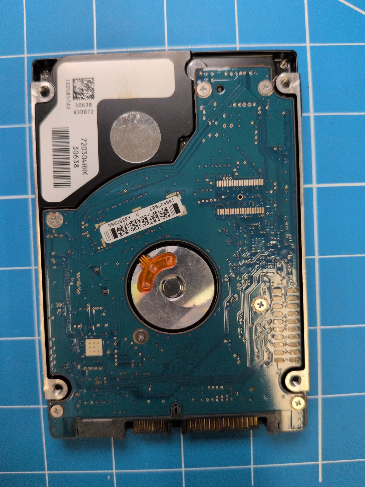 SG529 drive label (back)