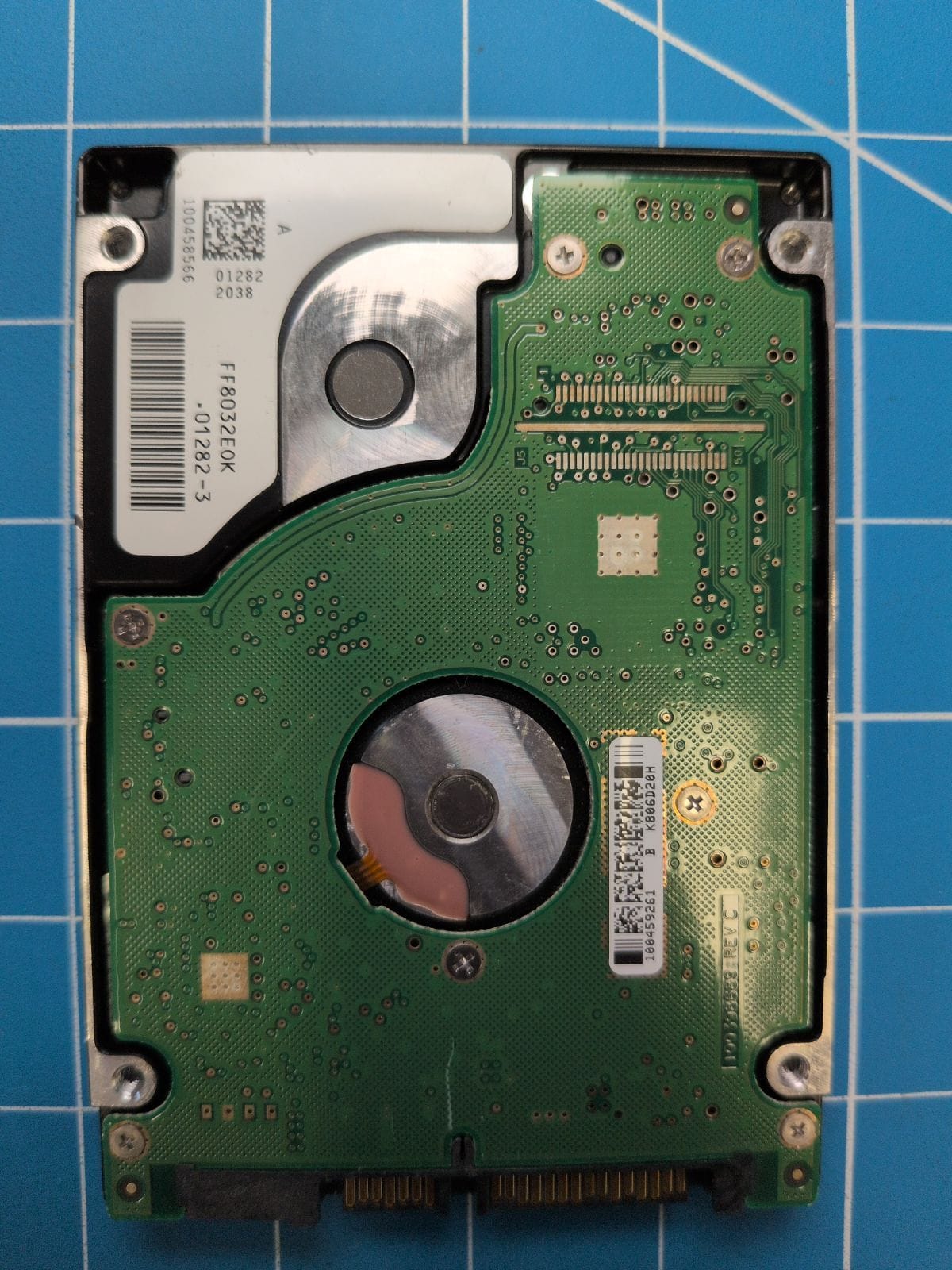 SG539 drive label (back)
