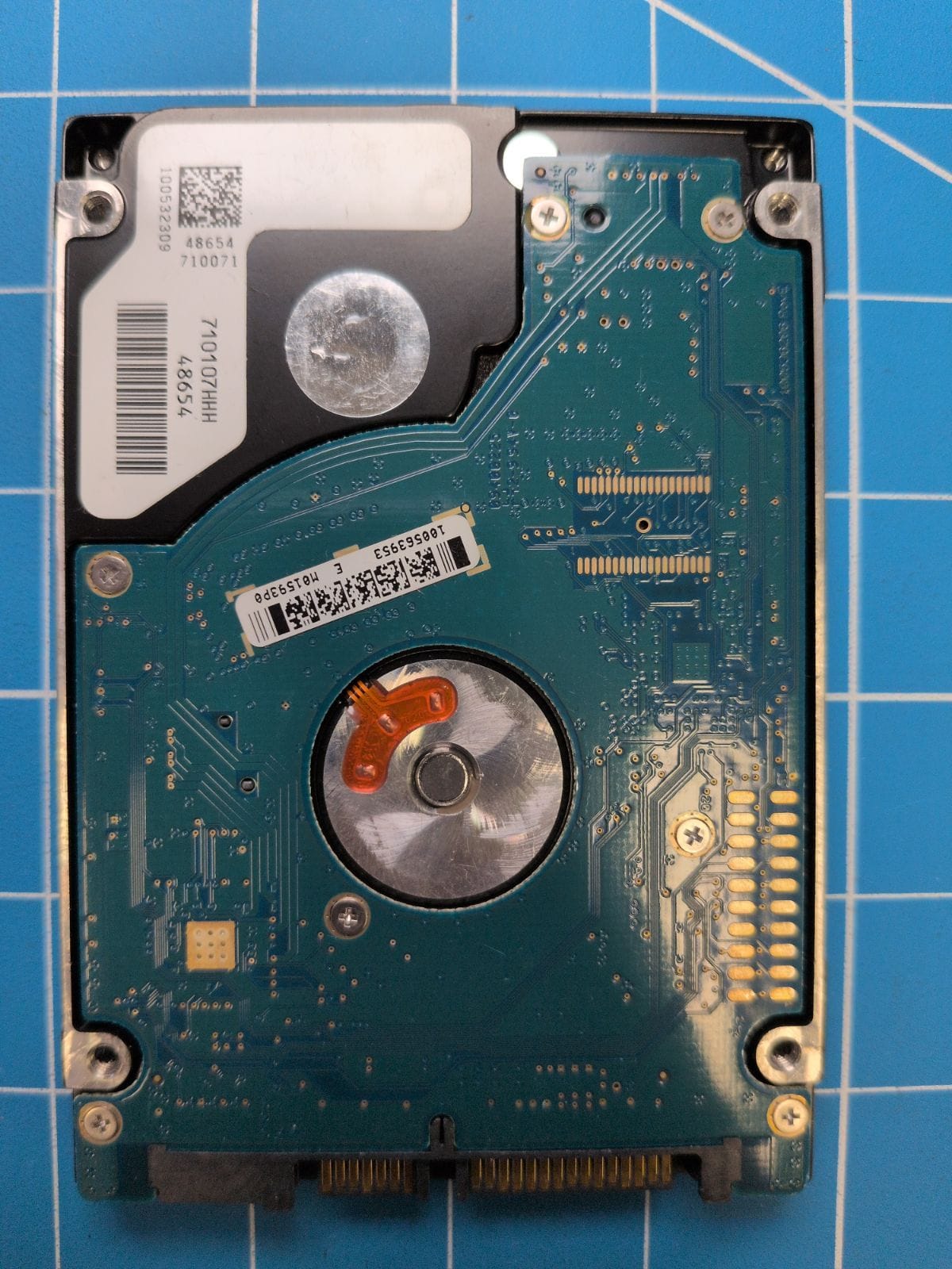 SG541 drive label (back)