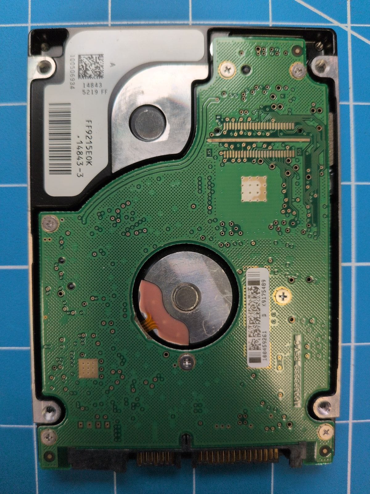 SG550 drive label (back)
