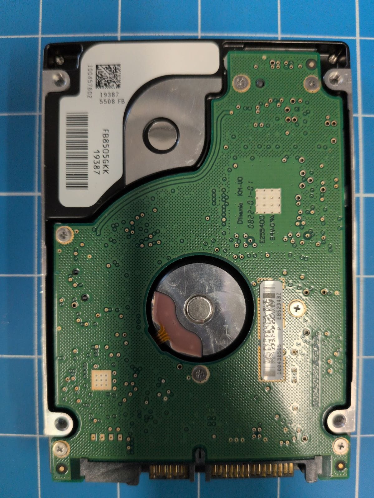 SG557 drive label (back)