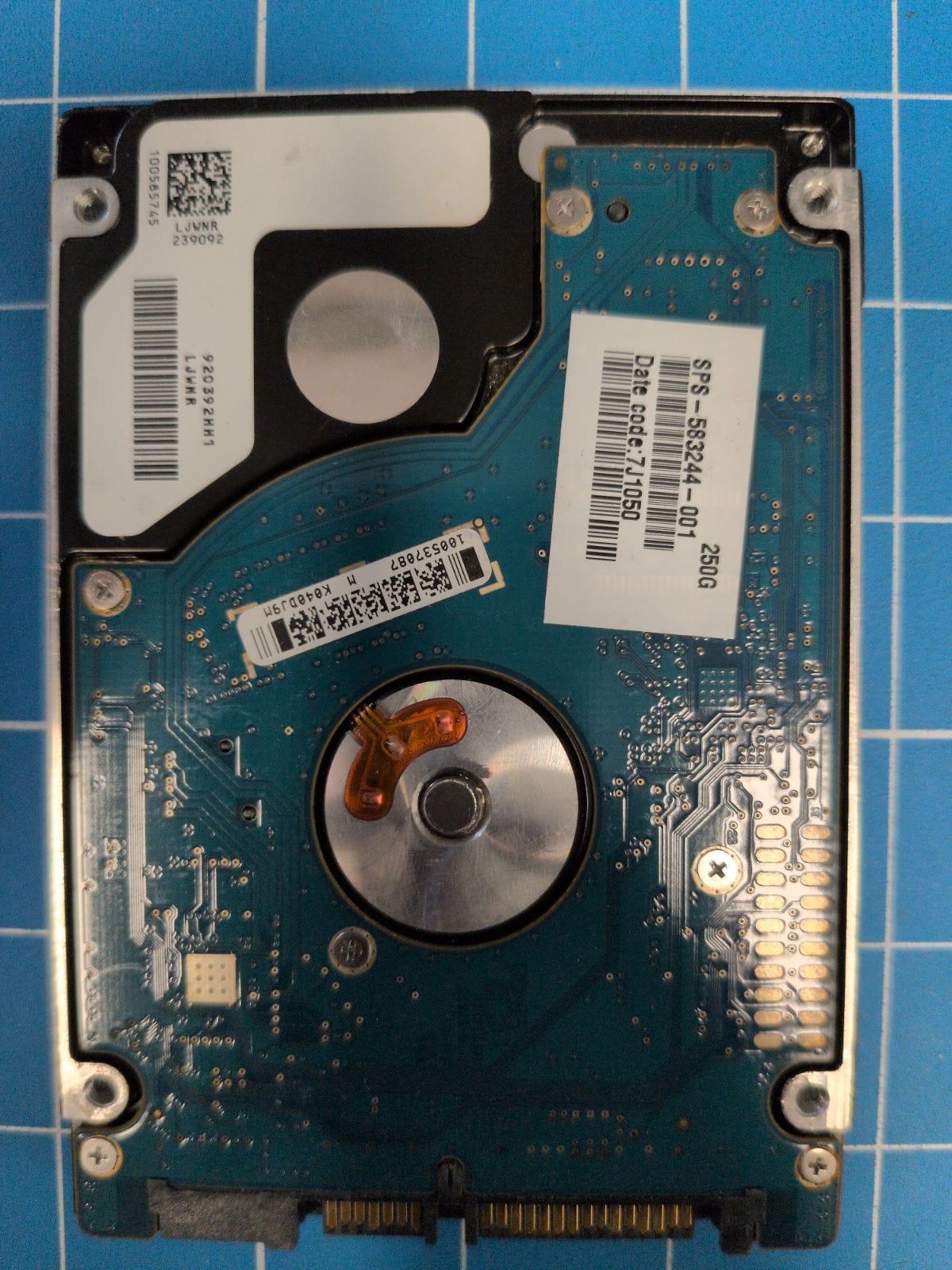 SG565 drive label (back)