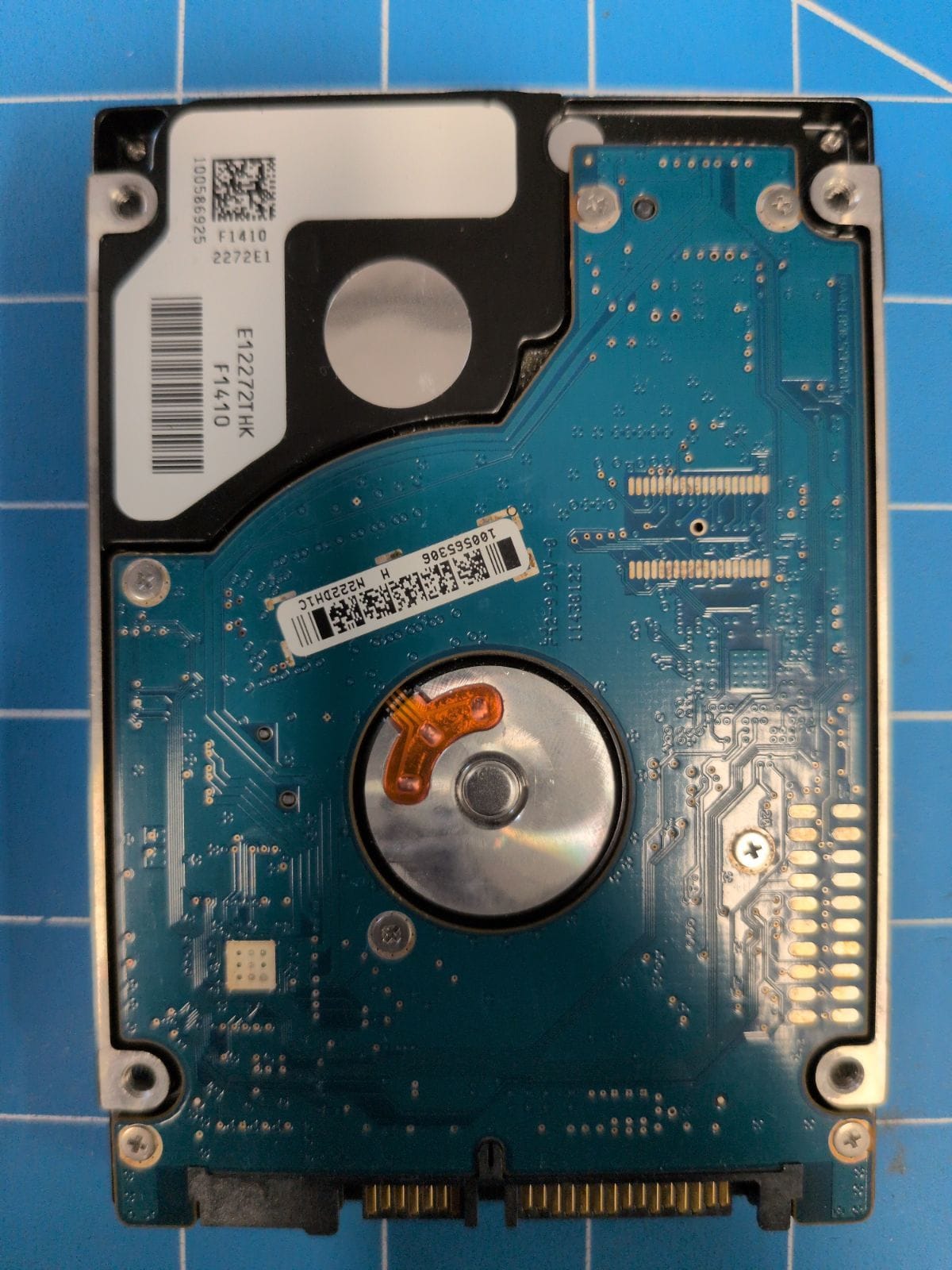 SG573 drive label (back)