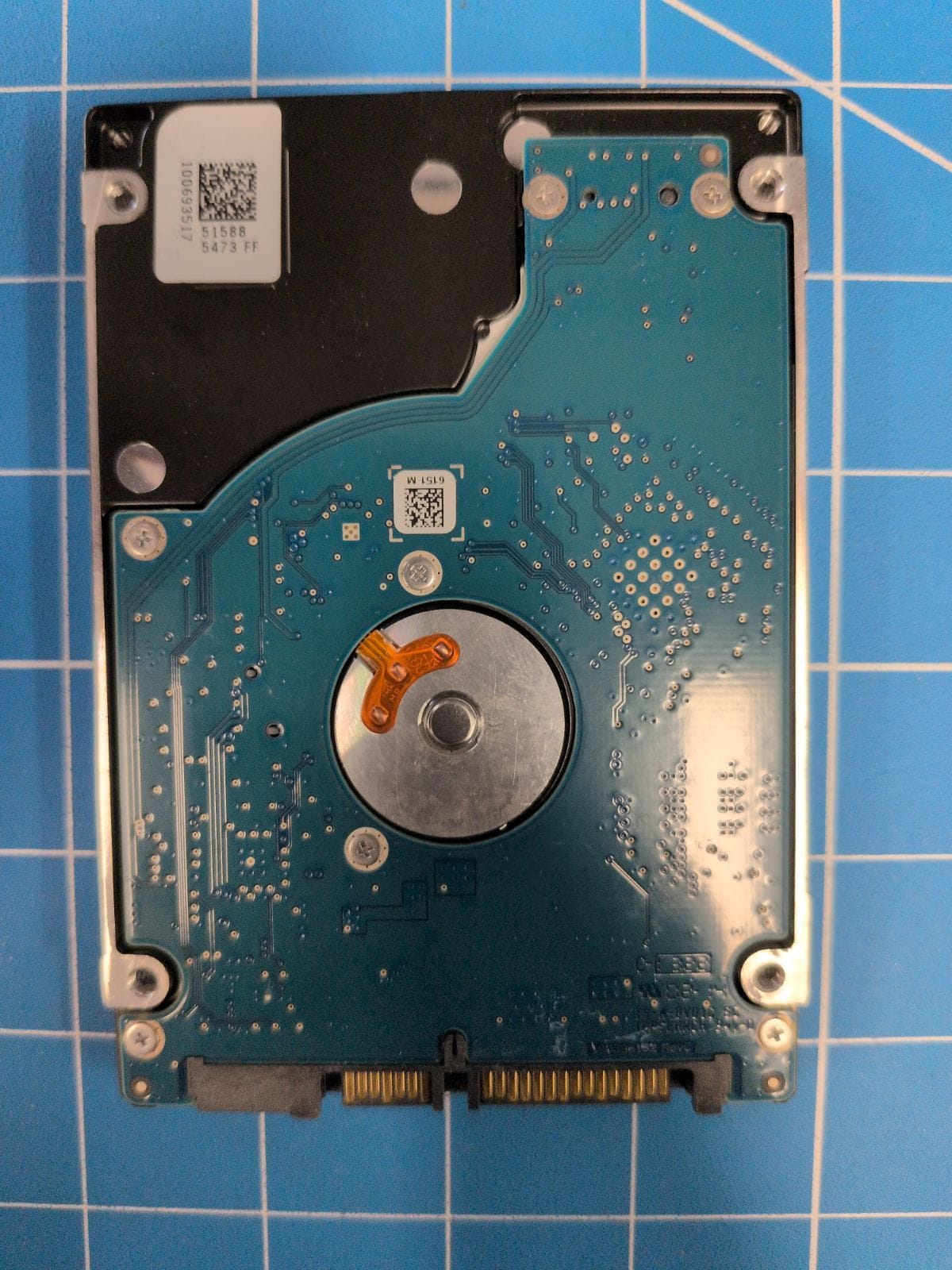 SG577 drive label (back)