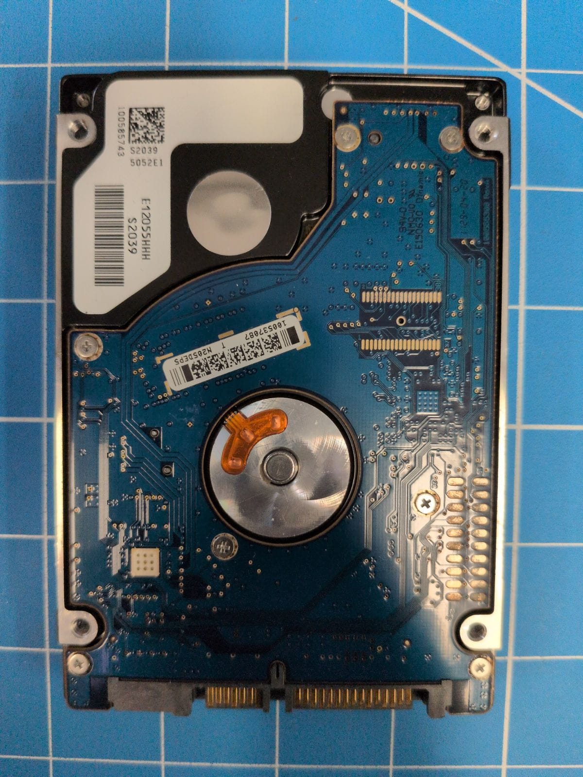 SG578 drive label (back)