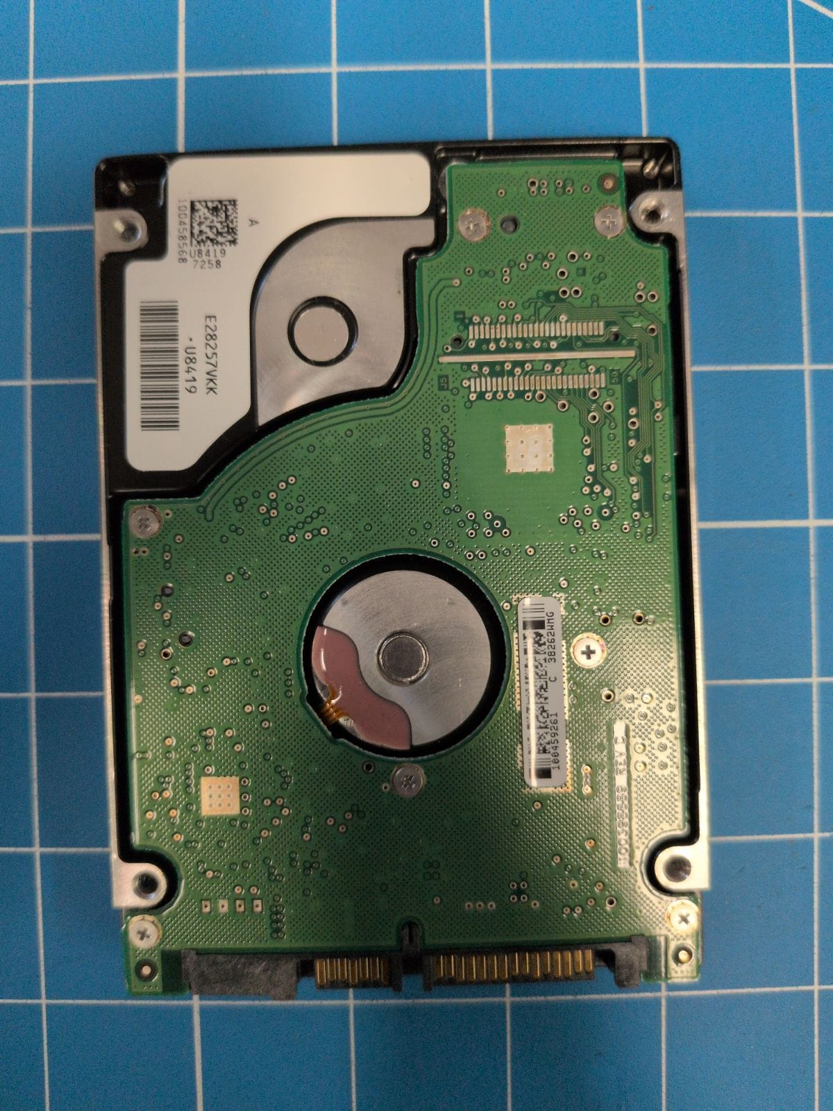 SG581 drive label (back)