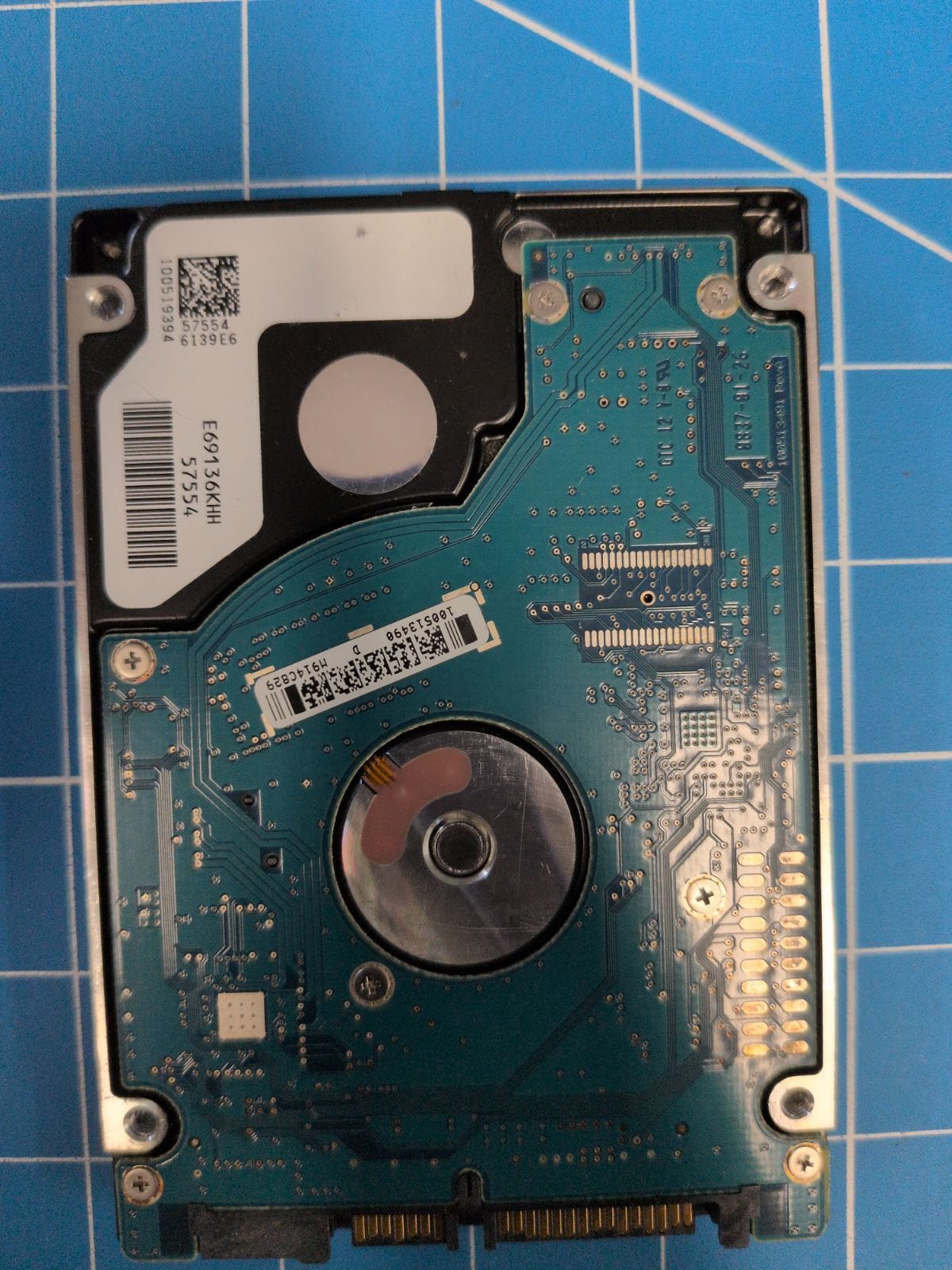 SG588 drive label (back)