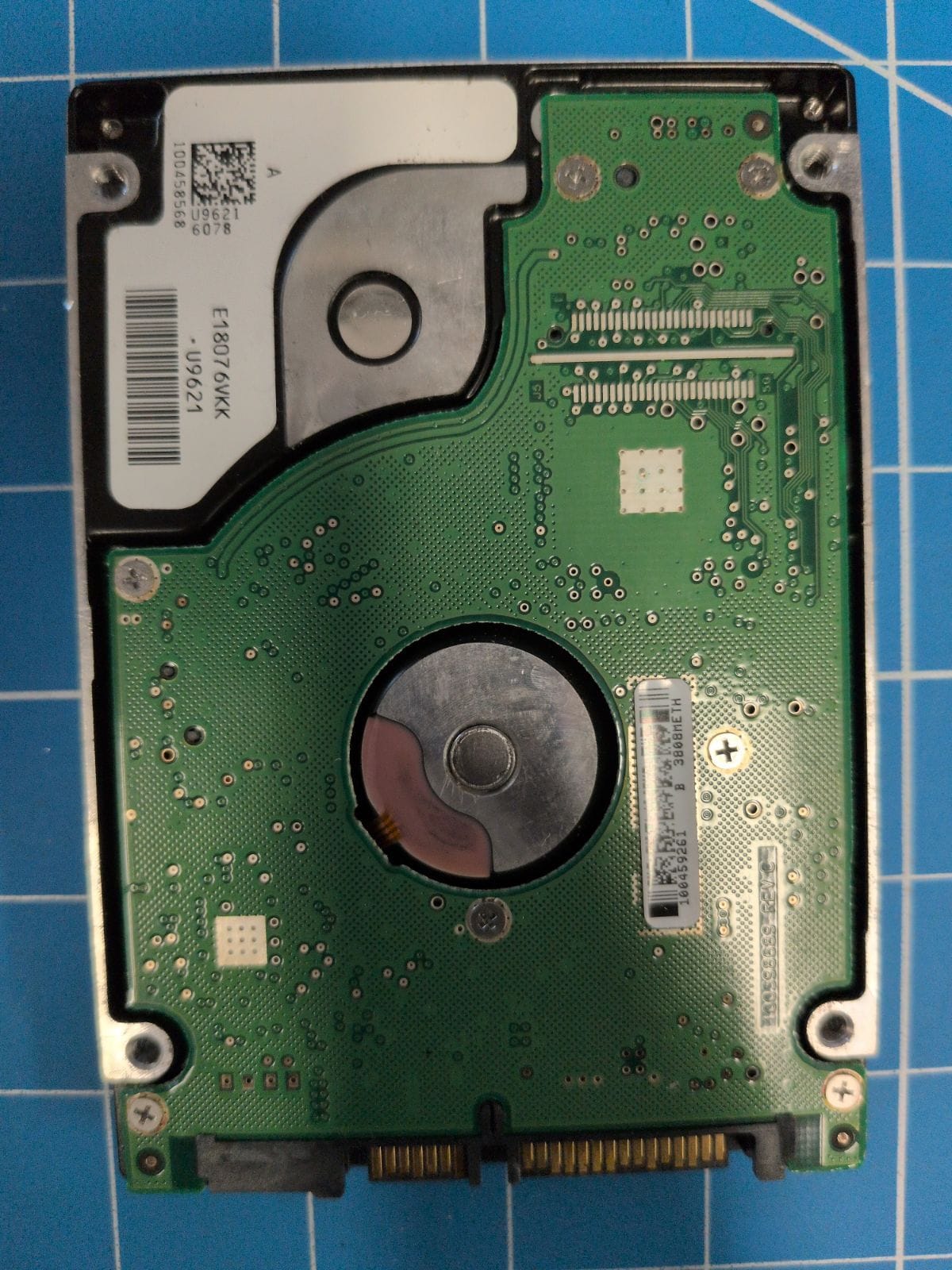 SG611 drive label (back)