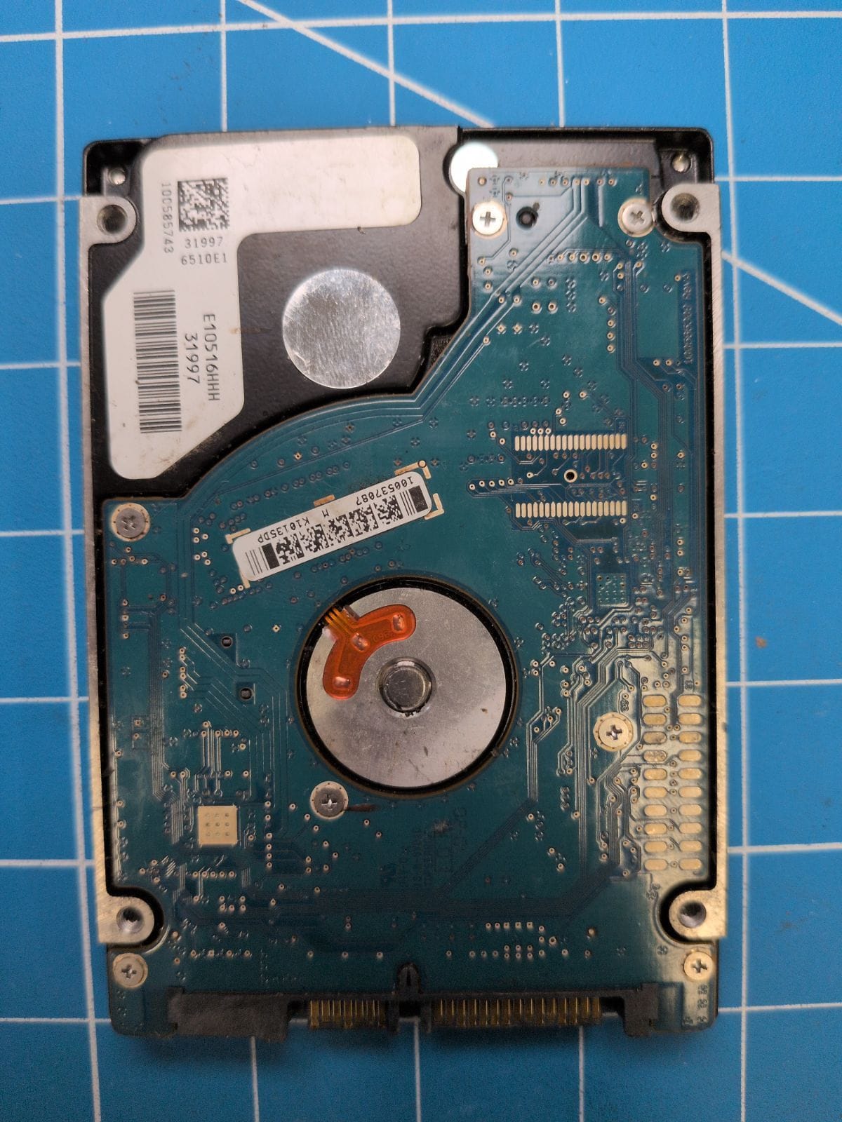 SG626 drive label (back)