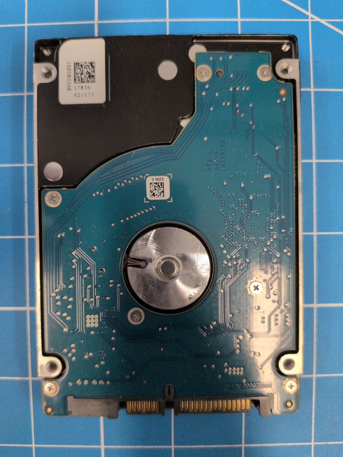 SG646 drive label (back)