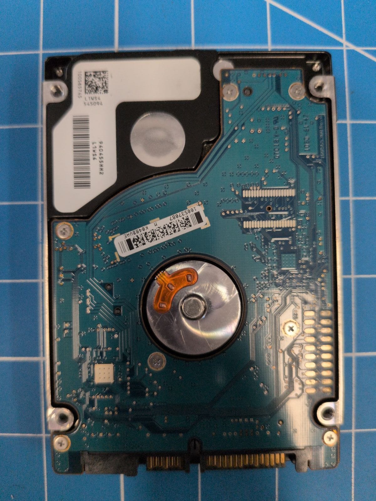 SG649 drive label (back)