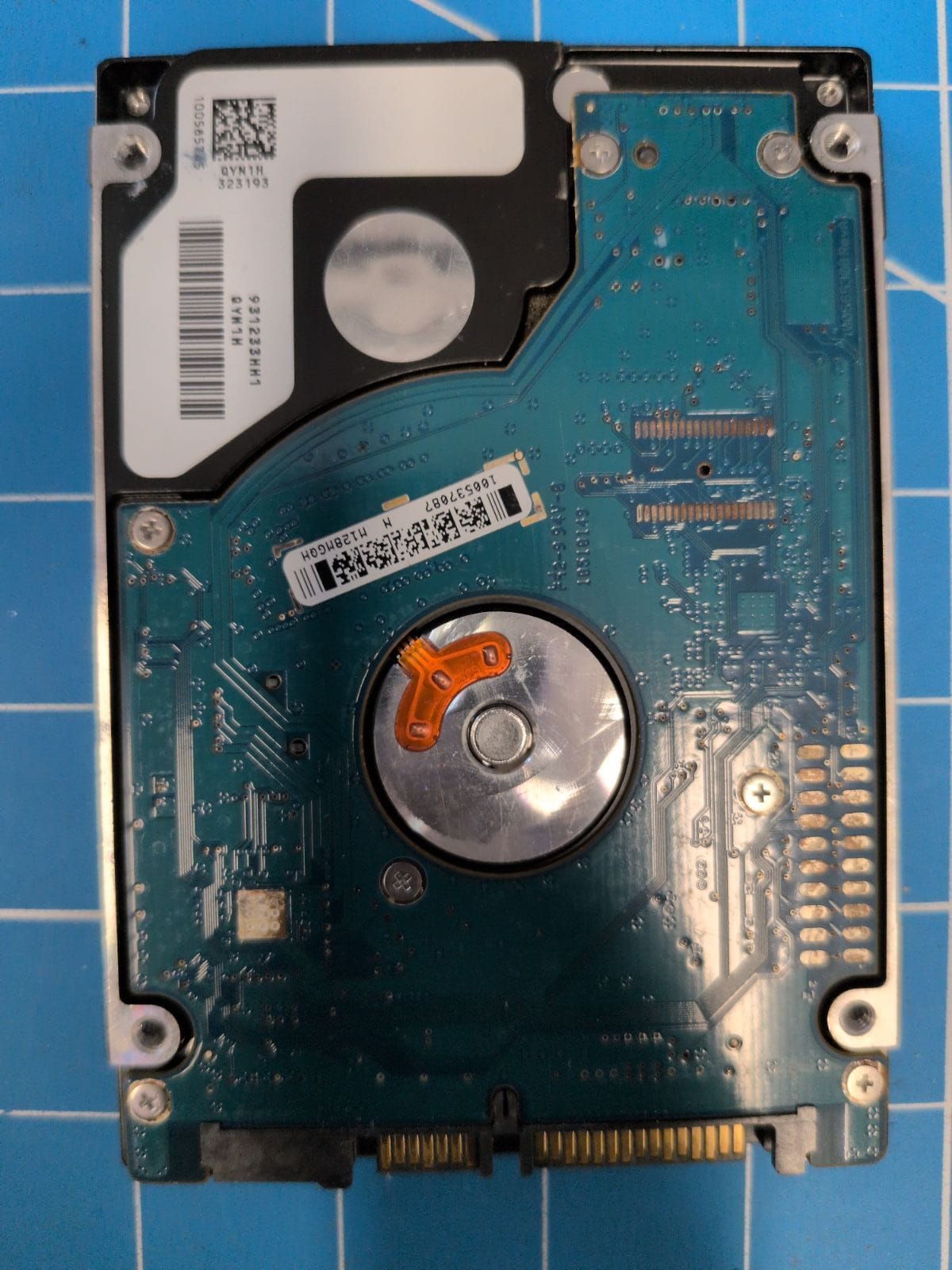 SG660 drive label (back)