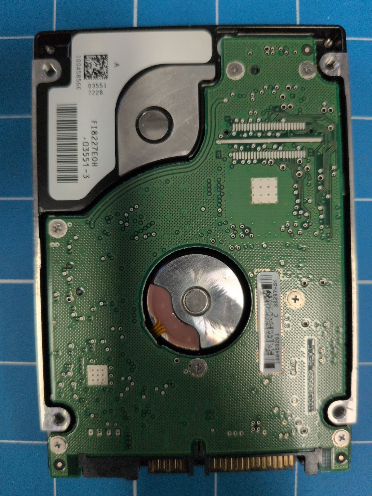 SG672 drive label (back)
