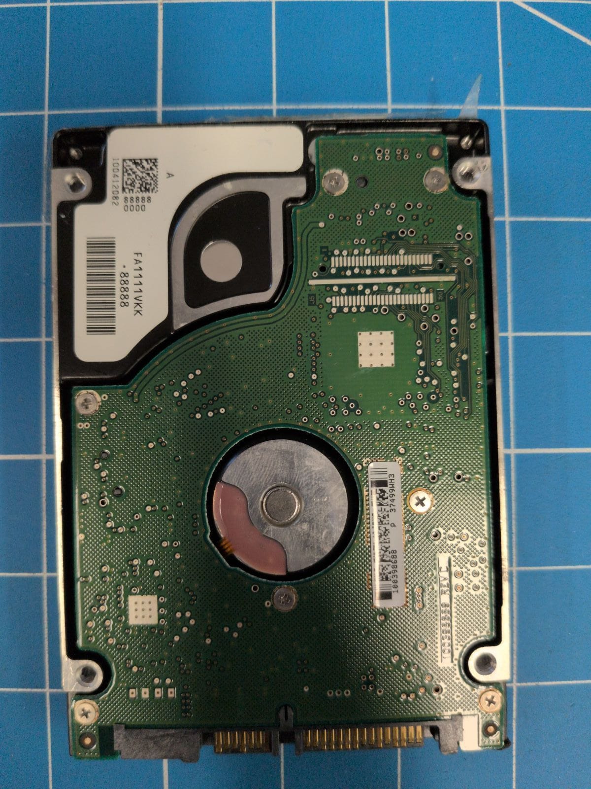 SG673 drive label (back)