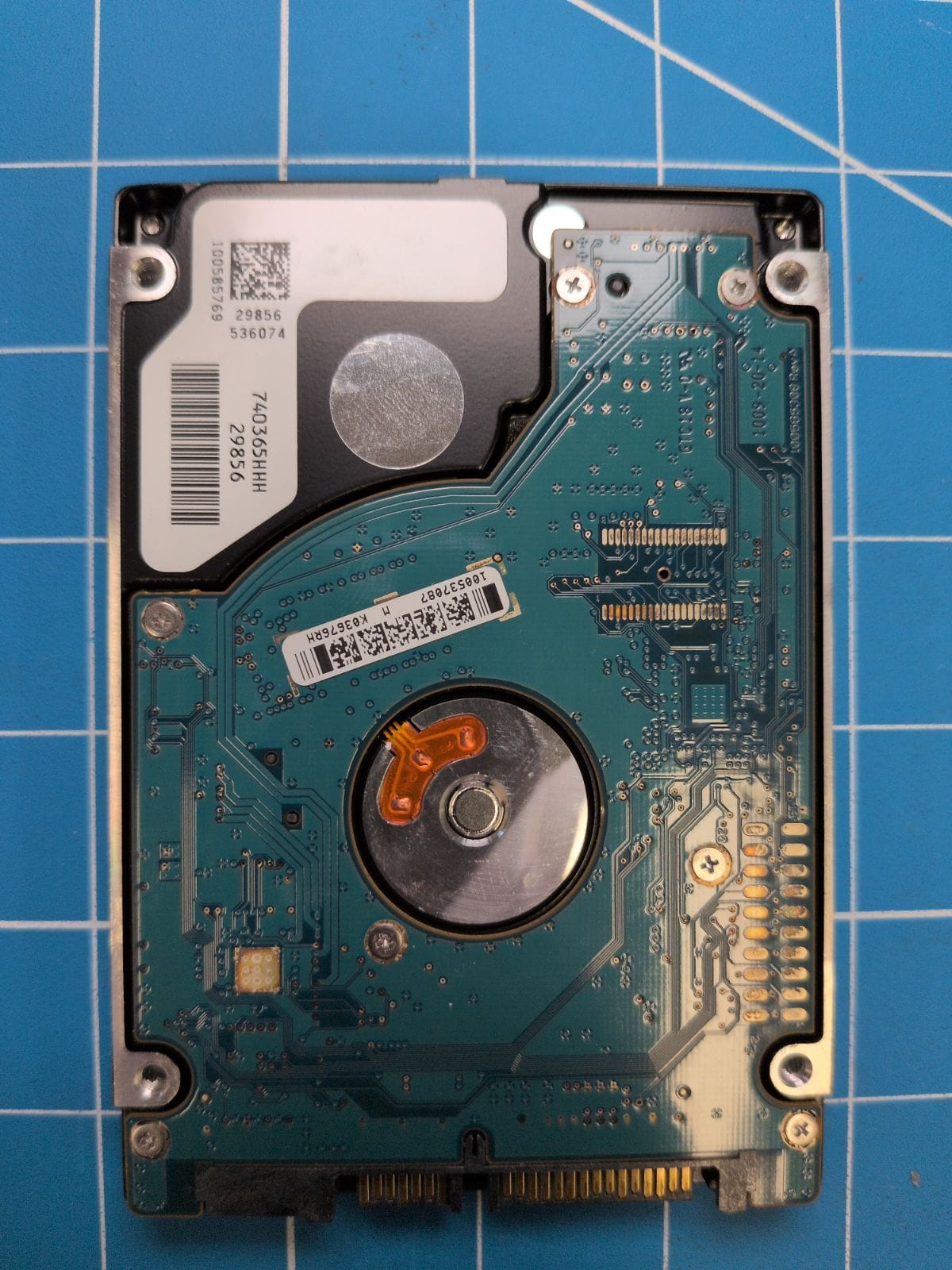 SG680 drive label (back)