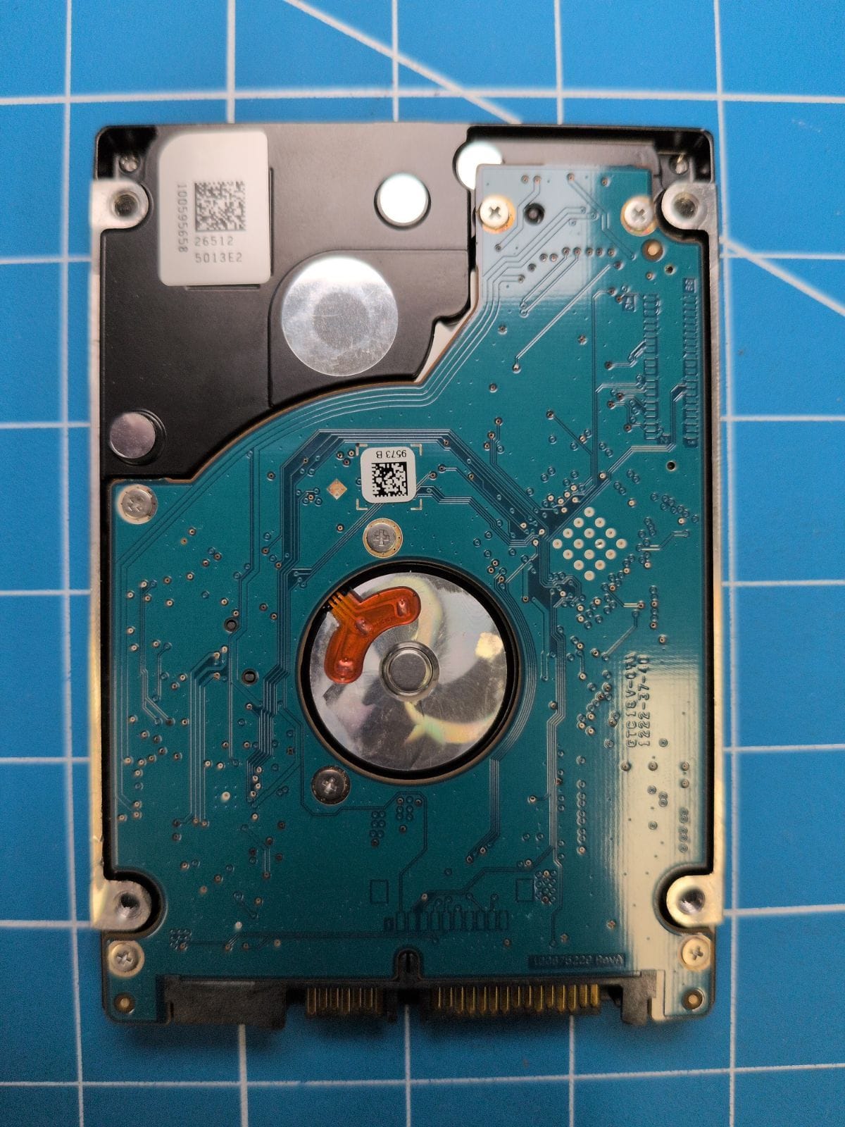 SG683 drive label (back)