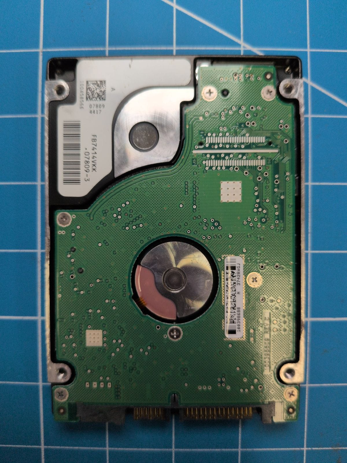 SG685 drive label (back)