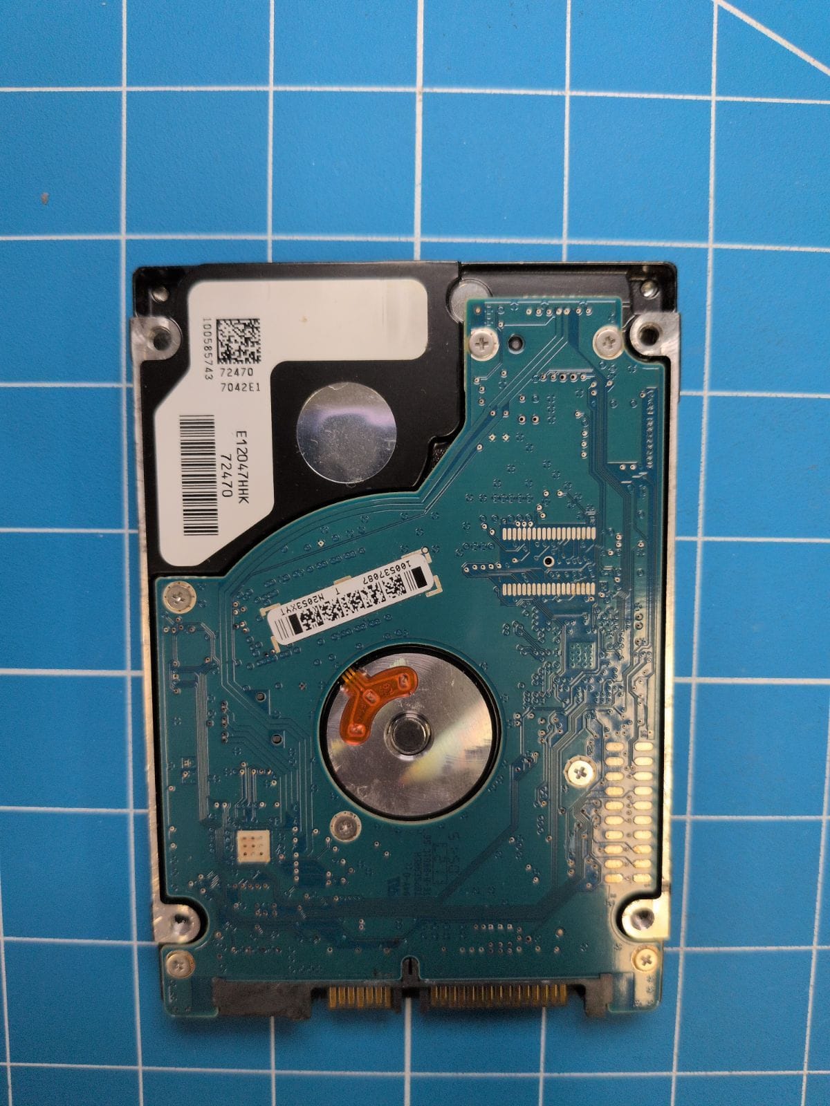 SG687 drive label (back)
