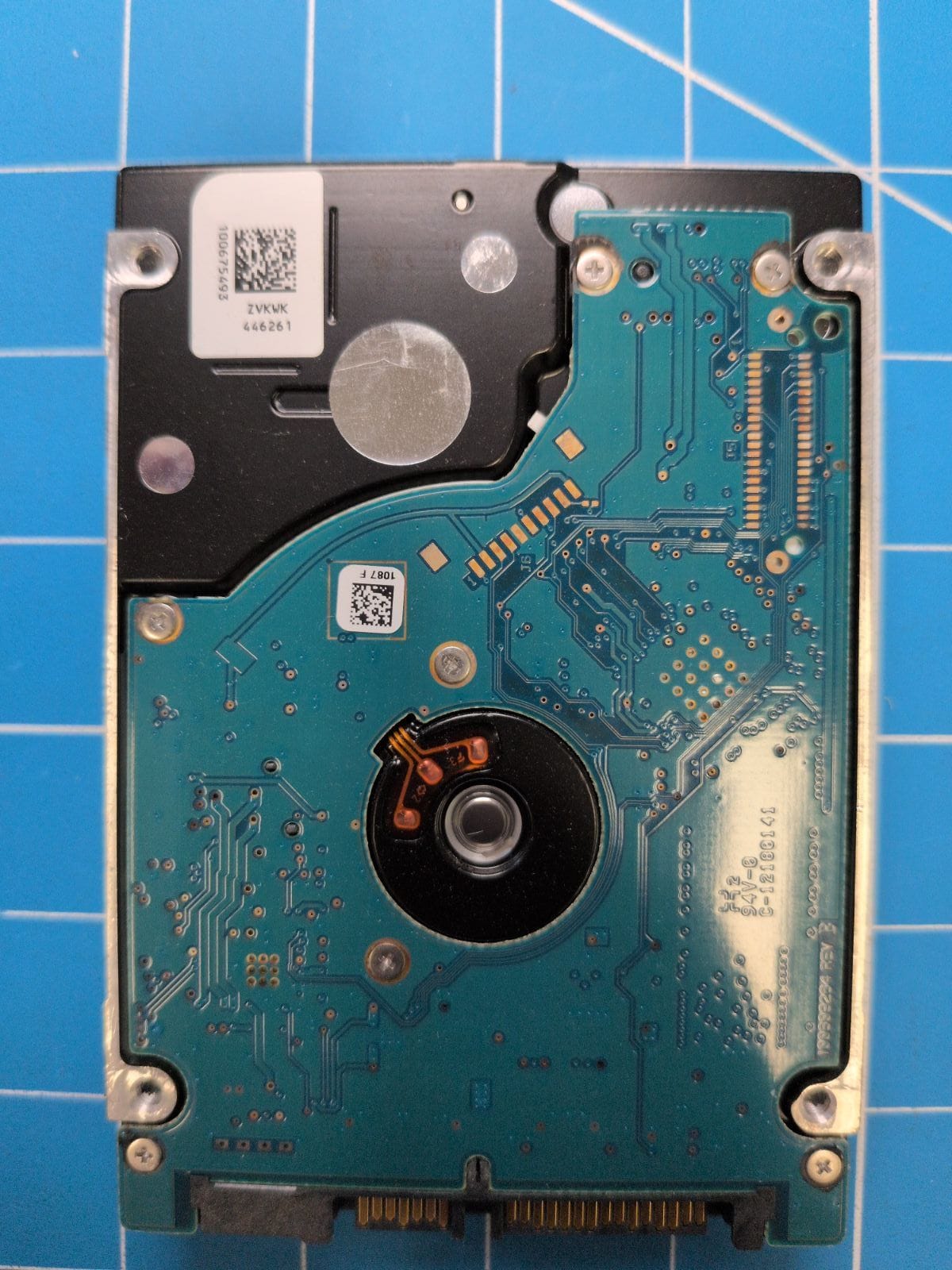 SG702 drive label (back)