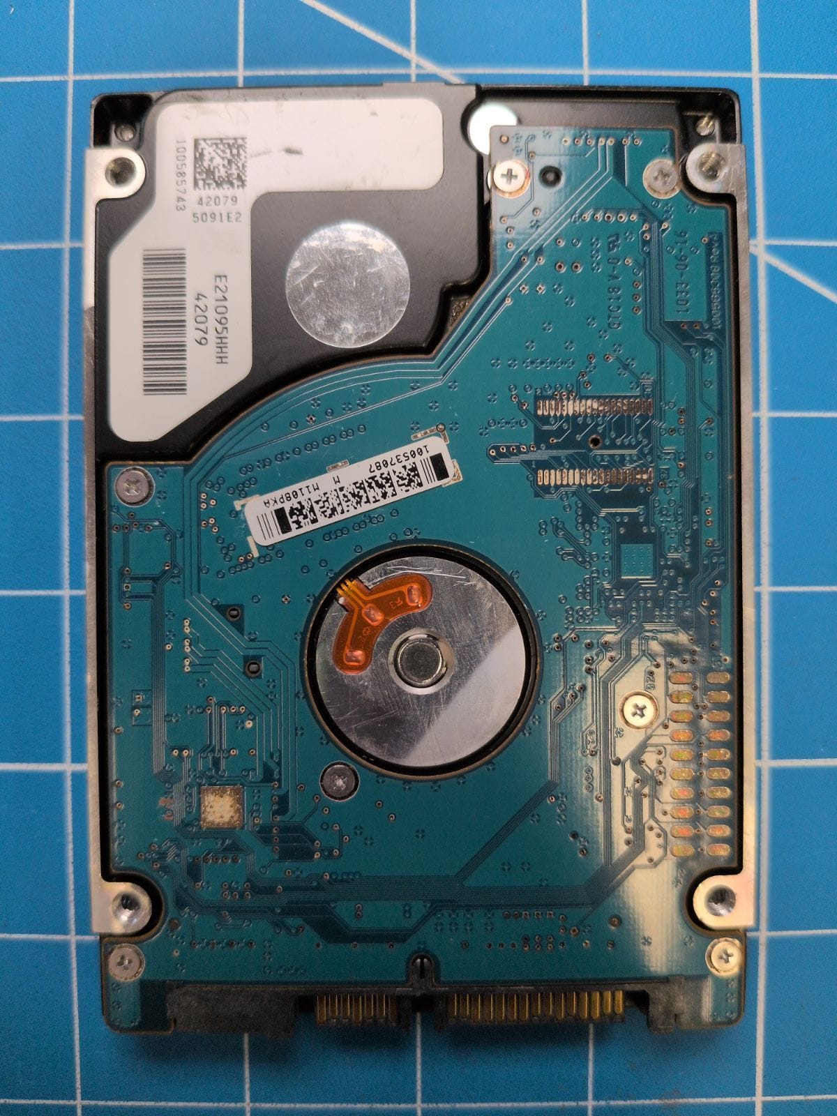 SG714 drive label (back)