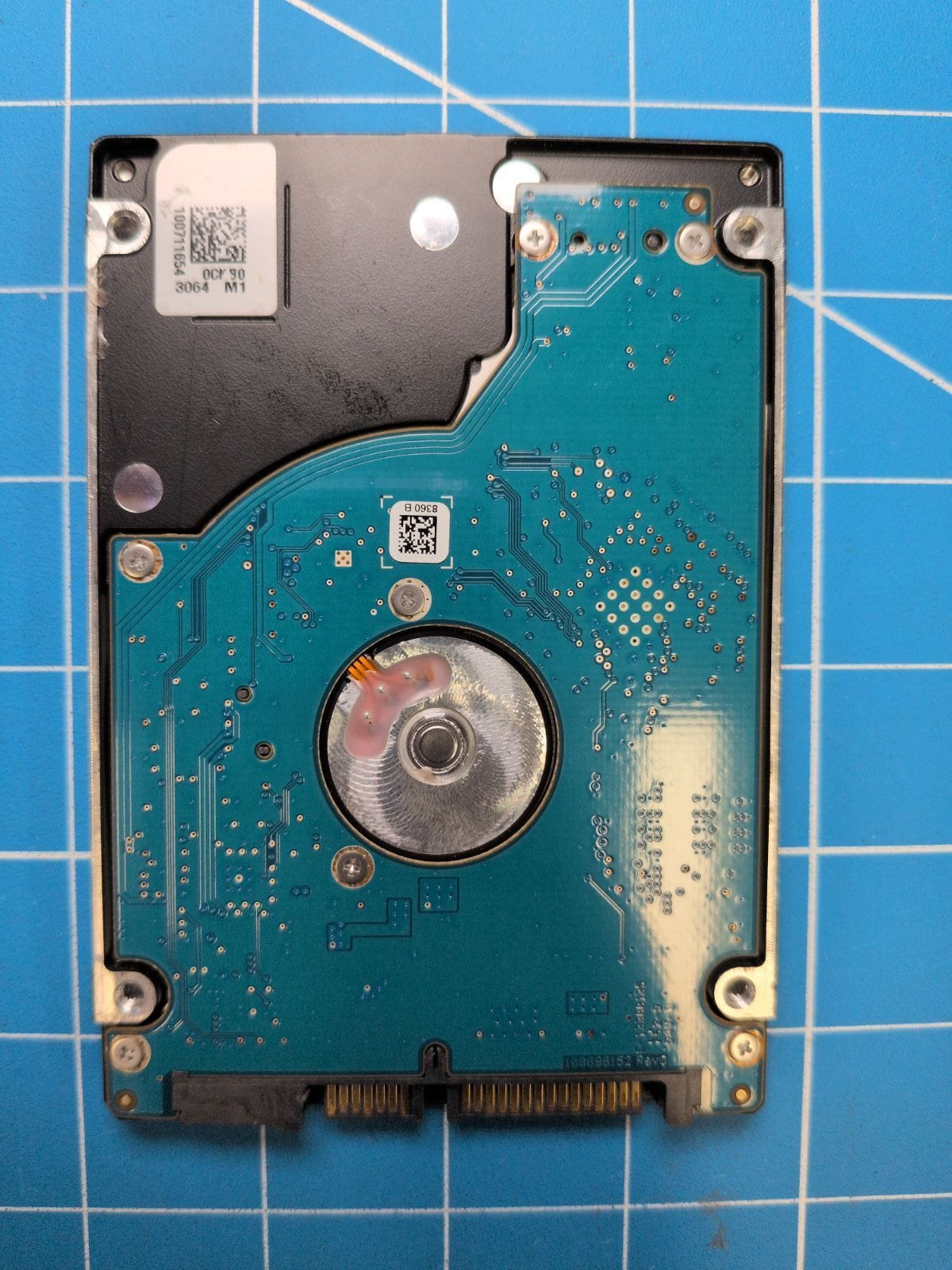 SG718 drive label (back)